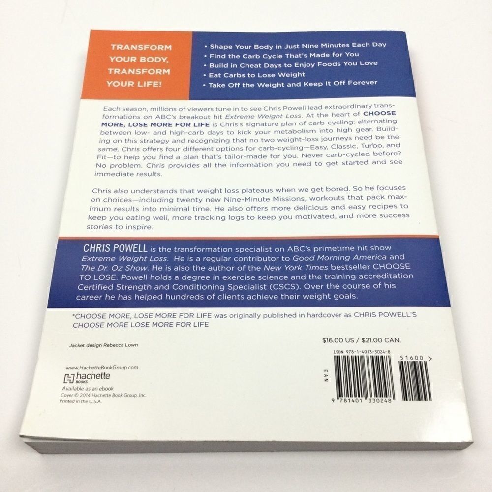 Diet Book, Choose More, Lose More For Life, Chris Powell - Picture 2 of 6